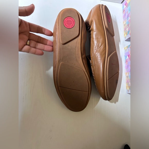 Fit Flop Allegro Tassel Leather Loafers Shoes in Brown - Picture 4 of 6